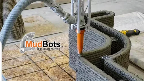 3D Concrete Printing with Mudbots Technology