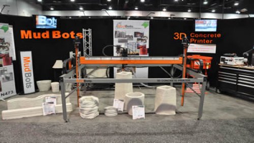 3D Concrete Printing with Mudbots Technology 2