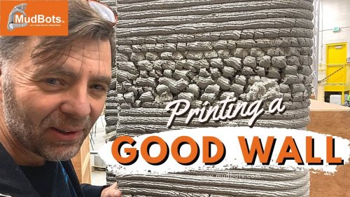 Printing a Good Wall | MudBots 3D Concrete Printing
