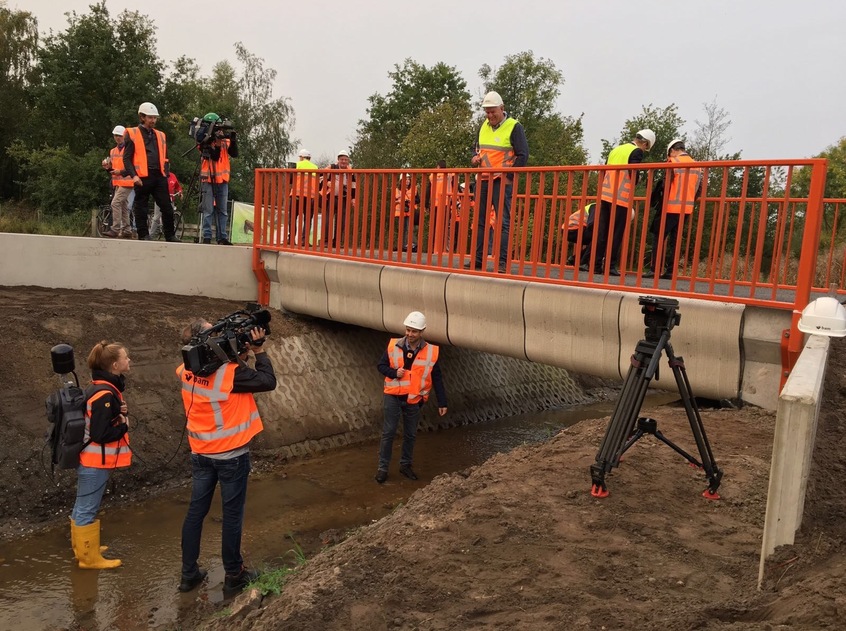 The world’s first 3D printed bridge has opened to cyclists in the village of Gemert, in the Netherlands.