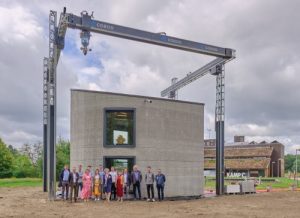 Kamp C, a Belgium-based provincial center for sustainability and innovation in construction, has printed a house using the largest 3D concrete printer in Europe.