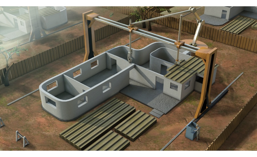 The QUIKRETE Companies and the Contour Crafting Corporation (CC Corp) recently entered into a collaboration to develop proprietary concrete used in the automated construction of residential, commercial, industrial and government structures using Contour Crafting technology.