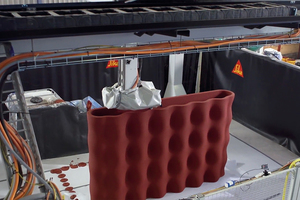 Flexible shapes for concrete structures possible thanks to 3D printing