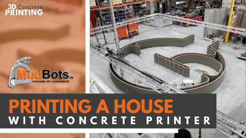 Printing a House with 3D Concrete Printer