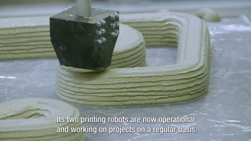 The history of 3D concrete printing