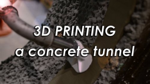 3D printing a concrete tunnel lining