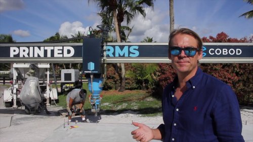 Watch this Startup 3D Print Their First Building with a COBOD BOD 2 [In FLORIDA!!]